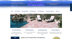 Desktop Screenshot of custompoolremodeling.net